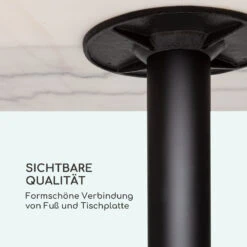 Patras Onyx Bistro-Tisch Mit Jugendstil Marmor 60 X 60 Cm Höhe: 72 Cm Rund -Wundervoller Gartenladen 10035980 de 0006 logo