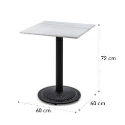 Patras Onyx Bistro-Tisch Mit Jugendstil Marmor 60 X 60 Cm Höhe: 72 Cm Rund -Wundervoller Gartenladen 10035980 yy 0008 logo