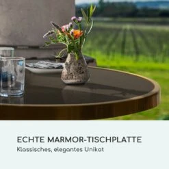 Patras Lux Bistro-Tisch Mit Dreifuß Marmortisch Ø: 57,5 Cm Höhe: 72 Cm 12 Patras Lux Bistro-Tisch Mit Dreifuß Marmortisch Ø: 57,5 Cm Höhe: 72 Cm -Wundervoller Gartenladen 10035984 de 0003 logo