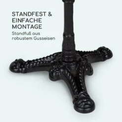 Patras Lux Bistro-Tisch Mit Dreifuß Marmortisch Ø: 57,5 Cm Höhe: 72 Cm 14 Patras Lux Bistro-Tisch Mit Dreifuß Marmortisch Ø: 57,5 Cm Höhe: 72 Cm -Wundervoller Gartenladen 10035984 de 0005 logo