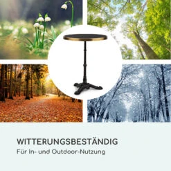 Patras Lux Bistro-Tisch Mit Dreifuß Marmortisch Ø: 57,5 Cm Höhe: 72 Cm 16 Patras Lux Bistro-Tisch Mit Dreifuß Marmortisch Ø: 57,5 Cm Höhe: 72 Cm -Wundervoller Gartenladen 10035984 de 0007 logo