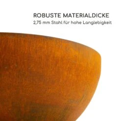 Savage 2.0 Rund Feuerschalen-Grill Ø: 60 Cm Stabiler Sockel Holzlager -Wundervoller Gartenladen 10036085 de 0004 logo