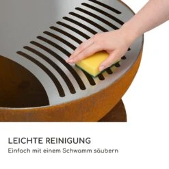 Savage 2.0 Rund Feuerschalen-Grill Ø: 60 Cm Stabiler Sockel Holzlager -Wundervoller Gartenladen 10036085 de 0006 logo