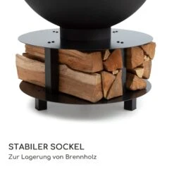 Savage 2.0 Rund Feuerschalen-Grill Ø: 60 Cm Stabiler Sockel Holzlager 11 Savage 2.0 Rund Feuerschalen-Grill Ø: 60 Cm Stabiler Sockel Holzlager -Wundervoller Gartenladen 10036086 de 0003 logo