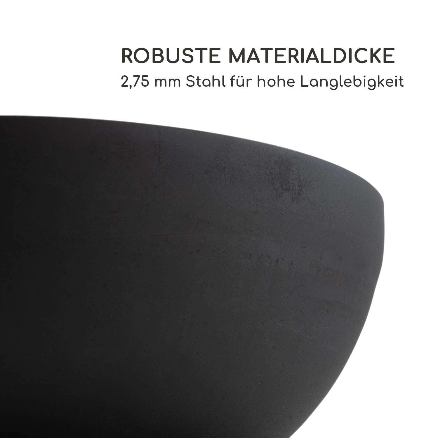 Savage 2.0 Rund Feuerschalen-Grill Ø: 60 Cm Stabiler Sockel Holzlager 6 Savage 2.0 Rund Feuerschalen-Grill Ø: 60 Cm Stabiler Sockel Holzlager – Bild 4