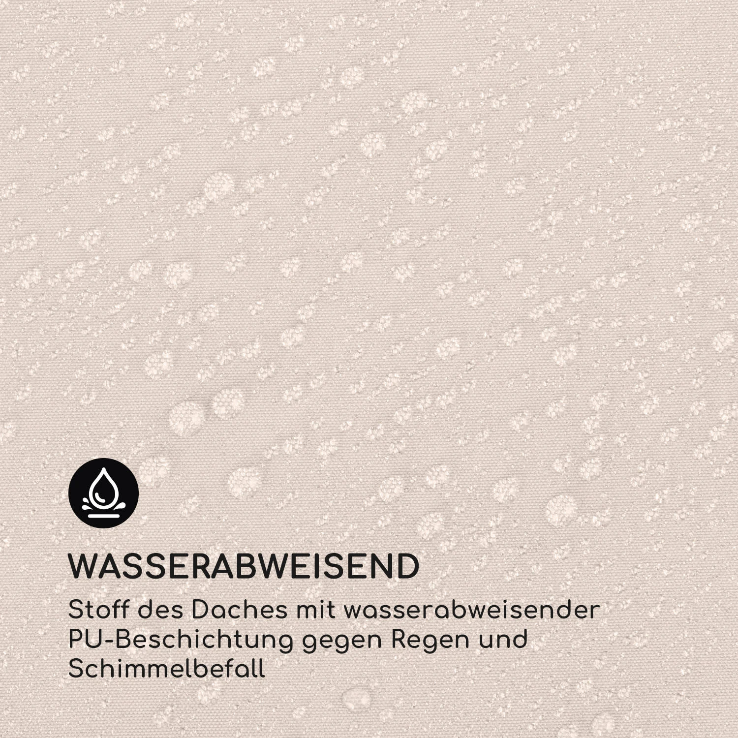 Pantheon Cortina Pergola Ersatzdach 200 G/m² Polyester-Tuch 3x4 M Inkl. Seilzug 6 Pantheon Cortina Pergola Ersatzdach 200 G/m² Polyester-Tuch 3x4 M Inkl. Seilzug – Bild 4