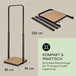 Sumatra Breeze Square Gartendusche WPC Aluminium 70x55cm Eckig -Wundervoller Gartenladen 10036346 de 0006 usp