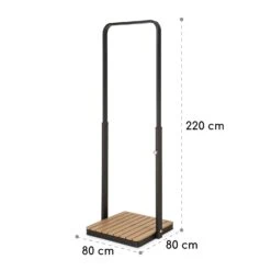 Sumatra Breeze Square Gartendusche WPC Aluminium 70x55cm Eckig -Wundervoller Gartenladen 10036346 yy 0011 dimensions