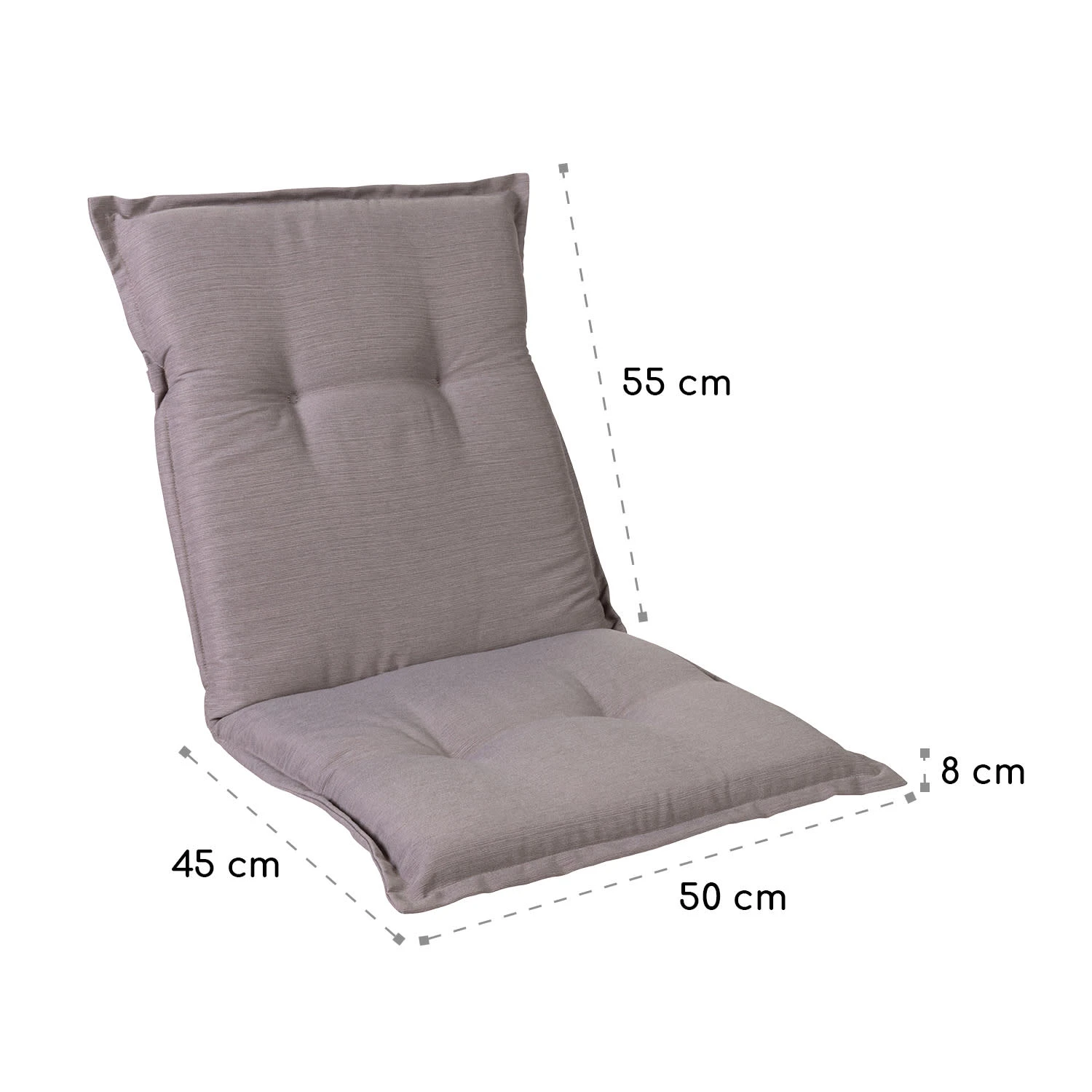 Prato Polsterauflage Sesselauflage Gartenstuhl PE 50x100x8cm 7 Prato Polsterauflage Sesselauflage Gartenstuhl PE 50x100x8cm – Bild 5