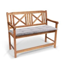 Naxos Bankkissen Polsterauflage Schaumstoff Struktur-PE 110x7x49cm -Wundervoller Gartenladen 10036507 yy 0002 logo