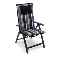 Elbe Polsterauflage Sesselauflage Hochlehner Gartenstuhl 50x120x8cm -Wundervoller Gartenladen 10036703 yy 0002 logo