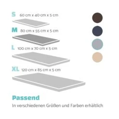 Luna Hundebett Waschbar Orthopädisch Rutschfest Memory-Schaum Größe M -Wundervoller Gartenladen 10037538 de 0007 logo