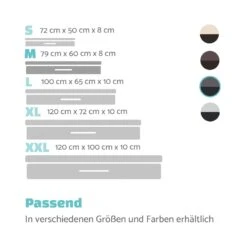 Balu Hundebett Hundekissen | Waschbar | Orthopädisch | Rutschfest | Atmungsaktiver Memory-Schaum | Größe M (79 X 8 X 60 Cm) 15 Balu Hundebett Hundekissen | Waschbar | Orthopädisch | Rutschfest | Atmungsaktiver Memory-Schaum | Größe M (79 X 8 X 60 Cm) -Wundervoller Gartenladen 10037555 de 0007 logo