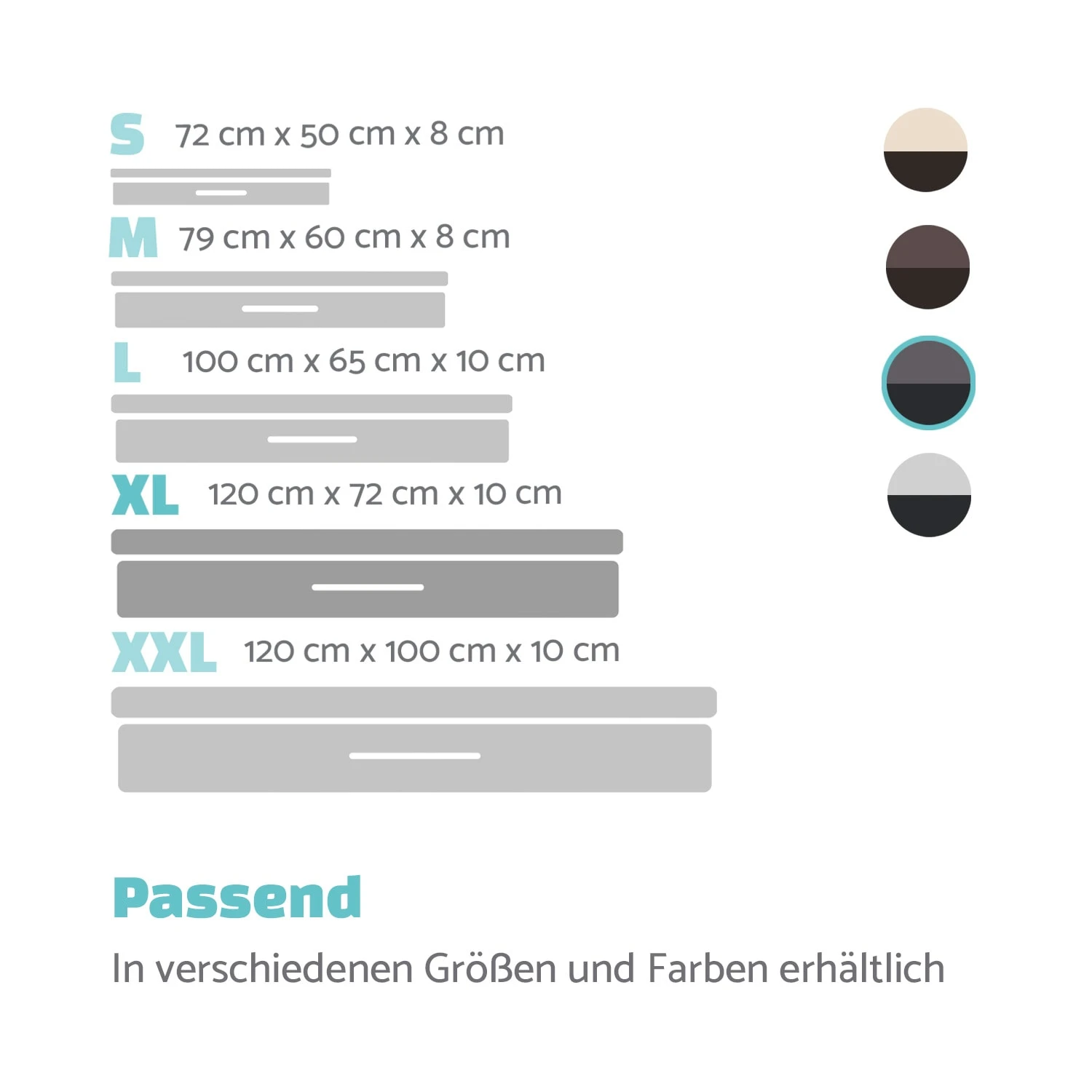 Balu Hundebett Hundekissen | Waschbar | Orthopädisch | Rutschfest | Atmungsaktiver Memory-Schaum | Größe XL (120 X 10 X 72 Cm) 9 Balu Hundebett Hundekissen | Waschbar | Orthopädisch | Rutschfest | Atmungsaktiver Memory-Schaum | Größe XL (120 X 10 X 72 Cm) – Bild 7