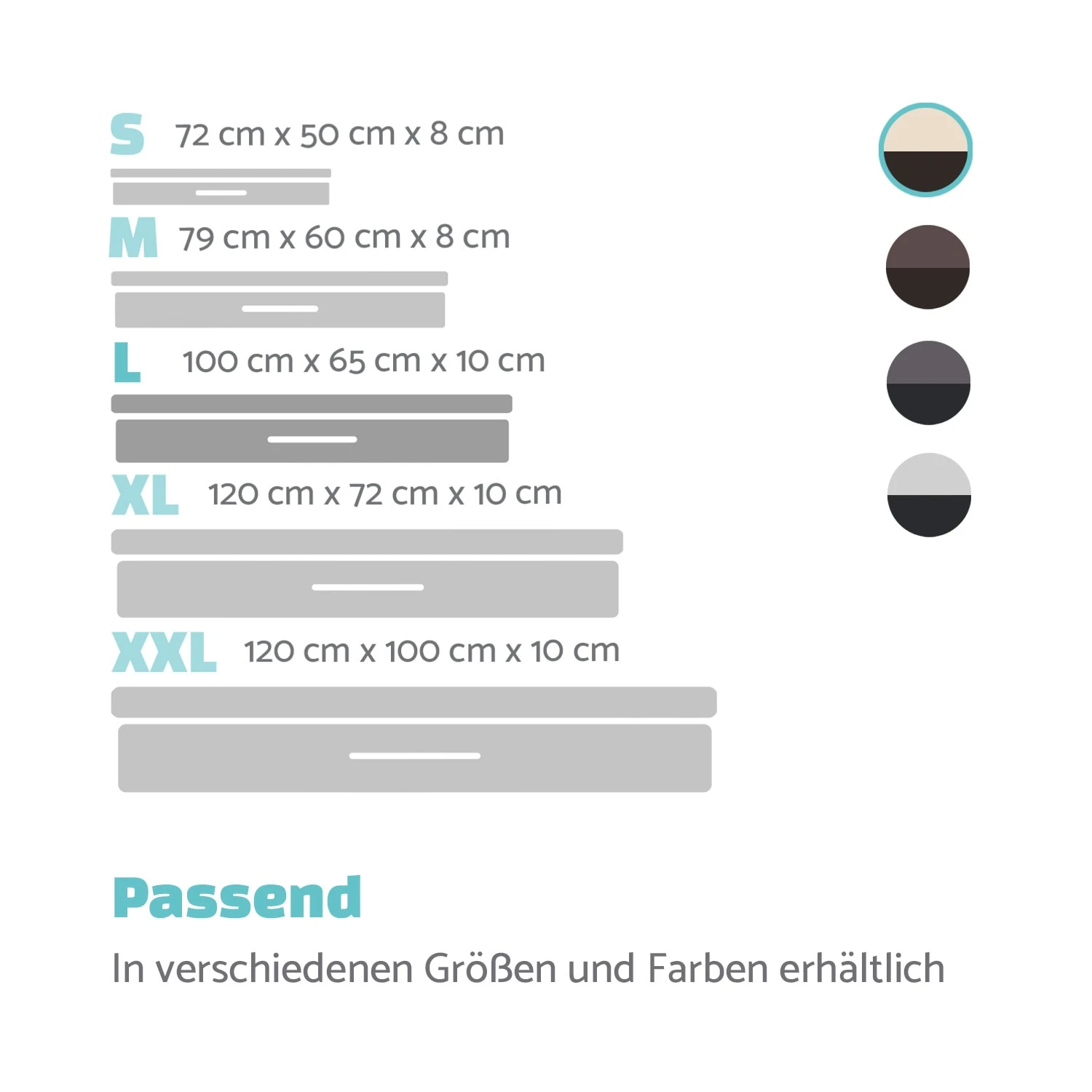 Balu Hundebett Hundekissen | Waschbar | Orthopädisch | Rutschfest | Atmungsaktiver Memory-Schaum | Größe L (100 X 10 X 65 Cm) 9 Balu Hundebett Hundekissen | Waschbar | Orthopädisch | Rutschfest | Atmungsaktiver Memory-Schaum | Größe L (100 X 10 X 65 Cm) – Bild 7