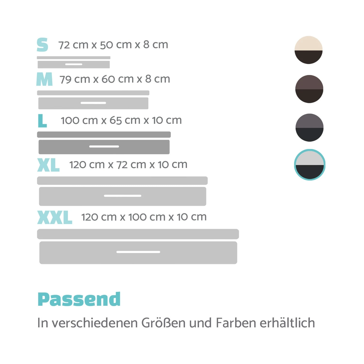 Balu Hundebett Hundekissen | Waschbar | Orthopädisch | Rutschfest | Atmungsaktiver Memory-Schaum | Größe L (100 X 10 X 65 Cm) 9 Balu Hundebett Hundekissen | Waschbar | Orthopädisch | Rutschfest | Atmungsaktiver Memory-Schaum | Größe L (100 X 10 X 65 Cm) – Bild 7