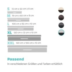 Balu Hundebett Hundekissen | Waschbar | Orthopädisch | Rutschfest | Atmungsaktiver Memory-Schaum | Größe XL (120 X 10 X 72 Cm) 15 Balu Hundebett Hundekissen | Waschbar | Orthopädisch | Rutschfest | Atmungsaktiver Memory-Schaum | Größe XL (120 X 10 X 72 Cm) -Wundervoller Gartenladen 10037567 de 0007 logo