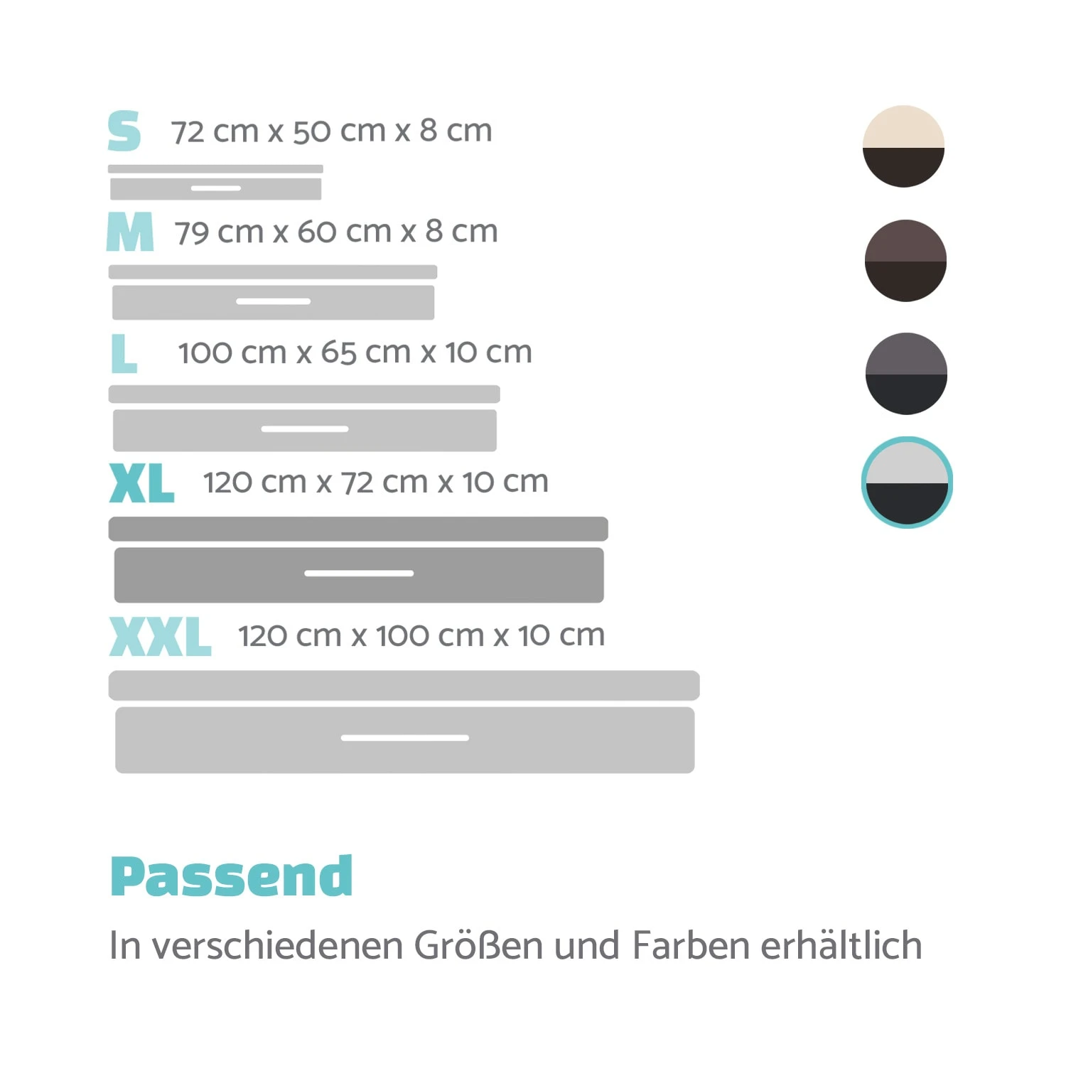 Balu Hundebett Hundekissen | Waschbar | Orthopädisch | Rutschfest | Atmungsaktiver Memory-Schaum | Größe XL (120 X 10 X 72 Cm) 9 Balu Hundebett Hundekissen | Waschbar | Orthopädisch | Rutschfest | Atmungsaktiver Memory-Schaum | Größe XL (120 X 10 X 72 Cm) – Bild 7