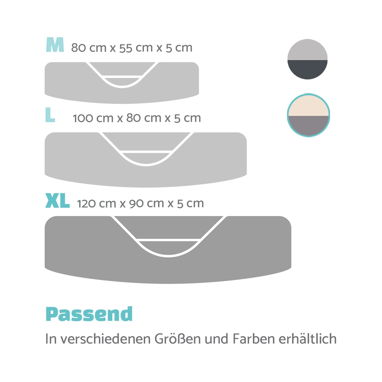 Lotte Hundebett Waschbar Orthopädisch Memory-Schaum Größe XL 9 Lotte Hundebett Waschbar Orthopädisch Memory-Schaum Größe XL – Bild 7