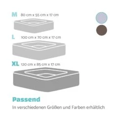 Bruno Hundebett Hundekorb | Waschbar | Orthopädisch | Rutschfest | Atmungsaktiv | Memory-Schaum | Größe XL (120 X 17 X 85 Cm) 15 Bruno Hundebett Hundekorb | Waschbar | Orthopädisch | Rutschfest | Atmungsaktiv | Memory-Schaum | Größe XL (120 X 17 X 85 Cm) -Wundervoller Gartenladen 10037585 de 0007 logo