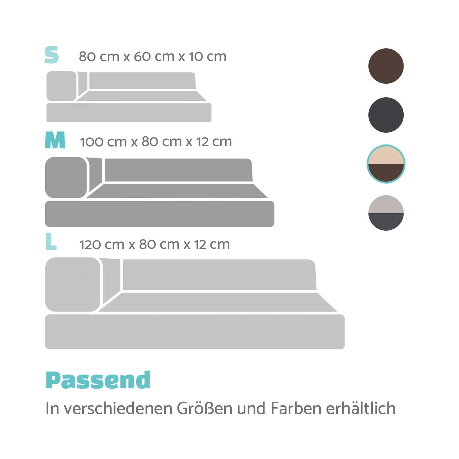 Odin Hundesofa Hundematte | Waschbar | Orthopädisch | Rutschfest | Atmungsaktiv | Memory-Schaum | Größe M (100 × 12 × 80 Cm) 9 Odin Hundesofa Hundematte | Waschbar | Orthopädisch | Rutschfest | Atmungsaktiv | Memory-Schaum | Größe M (100 × 12 × 80 Cm) – Bild 7