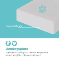 Emma Hundebett Hundekorb | Waschbar | Rutschfest | Atmungsaktiv | Wendematratze | Kissen | Größe S (67 X 20 X 59 Cm) 11 Emma Hundebett Hundekorb | Waschbar | Rutschfest | Atmungsaktiv | Wendematratze | Kissen | Größe S (67 X 20 X 59 Cm) -Wundervoller Gartenladen 10037607 de 0003 logo