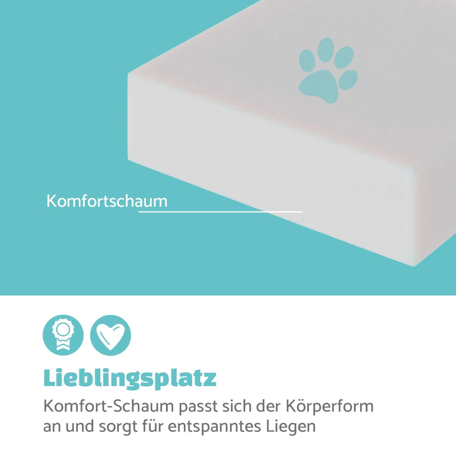 Emma Hundebett Hundekorb | Waschbar | Rutschfest | Atmungsaktiv | Wendematratze | Kissen | Größe S (67 X 20 X 59 Cm) 5 Emma Hundebett Hundekorb | Waschbar | Rutschfest | Atmungsaktiv | Wendematratze | Kissen | Größe S (67 X 20 X 59 Cm) – Bild 3