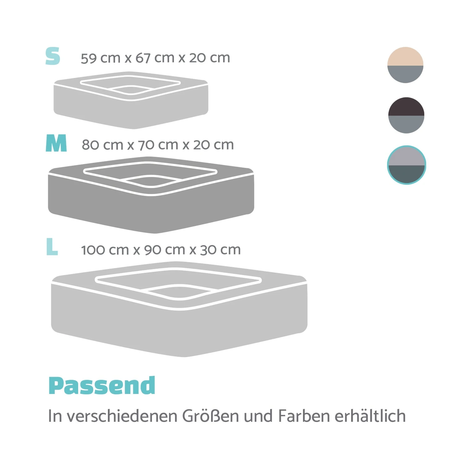 Emma Hundebett Hundekorb | Waschbar | Rutschfest | Atmungsaktiv | Wendematratze | Kissen | Größe M (80 X 20 X 70 Cm) 9 Emma Hundebett Hundekorb | Waschbar | Rutschfest | Atmungsaktiv | Wendematratze | Kissen | Größe M (80 X 20 X 70 Cm) – Bild 7