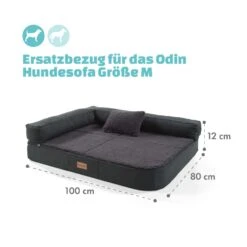 Odin Hundesofa Ersatzbezug | Waschbar | Rutschfest | Atmungsaktiv | Größe M (100 X 12 X 80 Cm) -Wundervoller Gartenladen 10037615 de 0004 logo