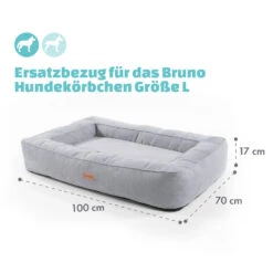 Balu Hundebett Ersatzbezug Waschbar Rutschfest Atmungsaktiv Größe L -Wundervoller Gartenladen 10037654 de 0004 logo