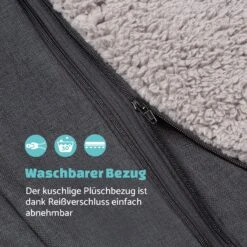 Odin Hundesofa Ersatzbezug | Waschbar | Rutschfest | Atmungsaktiv | Größe L (120 X 12 X 80 Cm) -Wundervoller Gartenladen 10037661 de 0002 logo