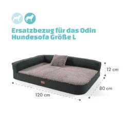 Odin Hundesofa Ersatzbezug | Waschbar | Rutschfest | Atmungsaktiv | Größe L (120 X 12 X 80 Cm) -Wundervoller Gartenladen 10037661 de 0004 logo