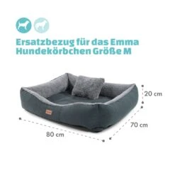Emma Hundebett Ersatzbezug Waschbar Rutschfest Atmungsaktiv Größe M -Wundervoller Gartenladen 10037664 de 0004 logo