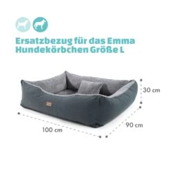 Emma Hundebett Ersatzbezug Waschbar Rutschfest Atmungsaktiv Größe L -Wundervoller Gartenladen 10037665 de 0004 logo