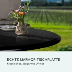 Patras Bistro-Tisch Marmortischplatte Ø60cm Gusseiserner Standfuß 12 Patras Bistro-Tisch Marmortischplatte Ø60cm Gusseiserner Standfuß -Wundervoller Gartenladen 10037741 de 0003 logo