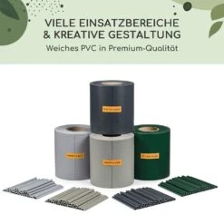 Sichtschutzstreifen Gartenzaun PVC 450 G/m² 50x19cm Clips -Wundervoller Gartenladen 10037984 de 0006 usp