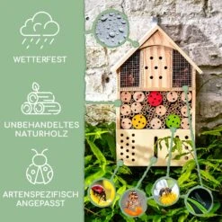Insektenhotel Mit Farbklecksen Ganzjährig Bewohnbar Pinienholz 9 Insektenhotel Mit Farbklecksen Ganzjährig Bewohnbar Pinienholz -Wundervoller Gartenladen 10038053 de 0002 logo