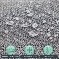 Rechteckiges Sonnensegel 2x4 M Mit Befestigungsringen Polyester Luftdurchlässig -Wundervoller Gartenladen 10038137 de 0003 logo