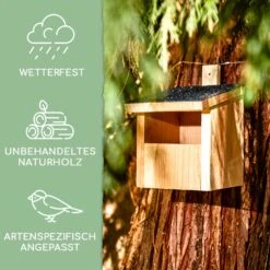 Nistkasten Für Halbhöhlenbrüter Aufhängung Asphaltdach Rotzeder -Wundervoller Gartenladen 10038138 de 0002 logo