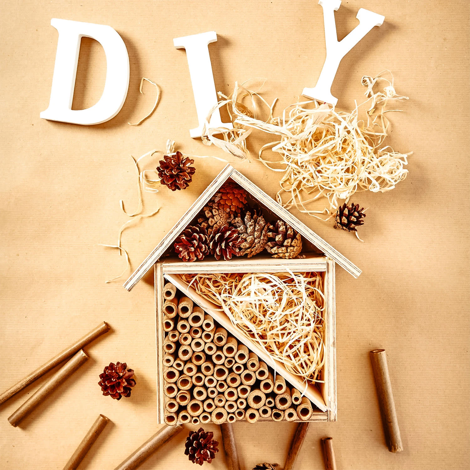 Bambusröhrchen 70 Stück Je 15 Cm Länge Holzfarben 4 Bambusröhrchen 70 Stück Je 15 Cm Länge Holzfarben – Bild 2