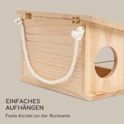 Vogelfutterstation Unbehandeltes Naturholz Aufhängkordel Fertig Montiert -Wundervoller Gartenladen 10038221 de 0004 logo