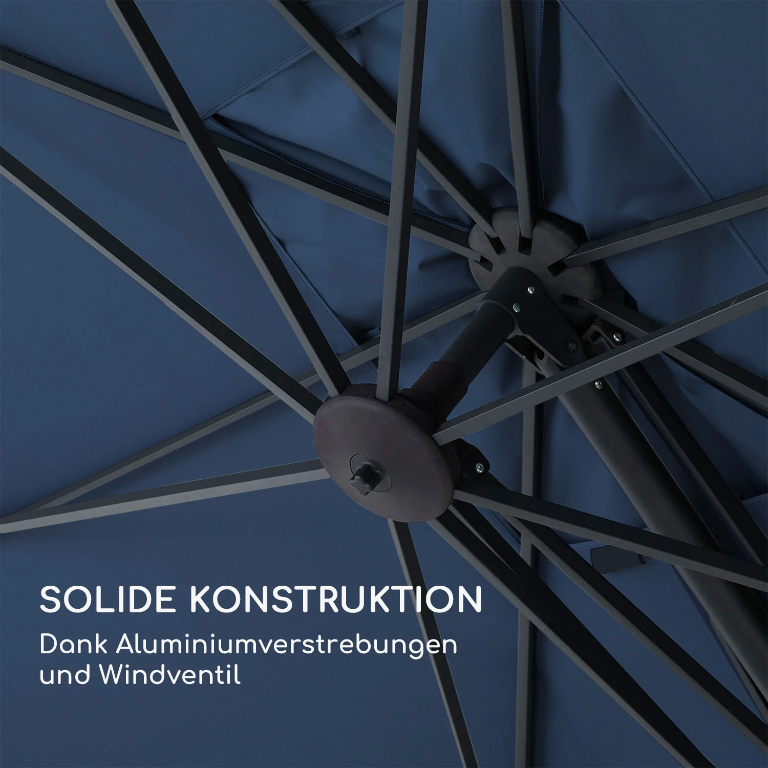 Saint-Tropez Ampelschirm 3-Achsen-Rotation 360° Drehbar 3 X 3,55 M UV-Schutz 50+ 5 Saint-Tropez Ampelschirm 3-Achsen-Rotation 360° Drehbar 3 X 3,55 M UV-Schutz 50+ – Bild 3