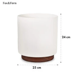 Enspijk Blumentöpfe Walnussholz Polystone Handgemacht 2 Größen -Wundervoller Gartenladen 10038462 yy 0005 usp