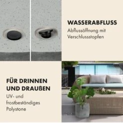 Venlo Blumentopf Polystone In- Und Outdoor 3 Größen -Wundervoller Gartenladen 10038472 de 0004 usp