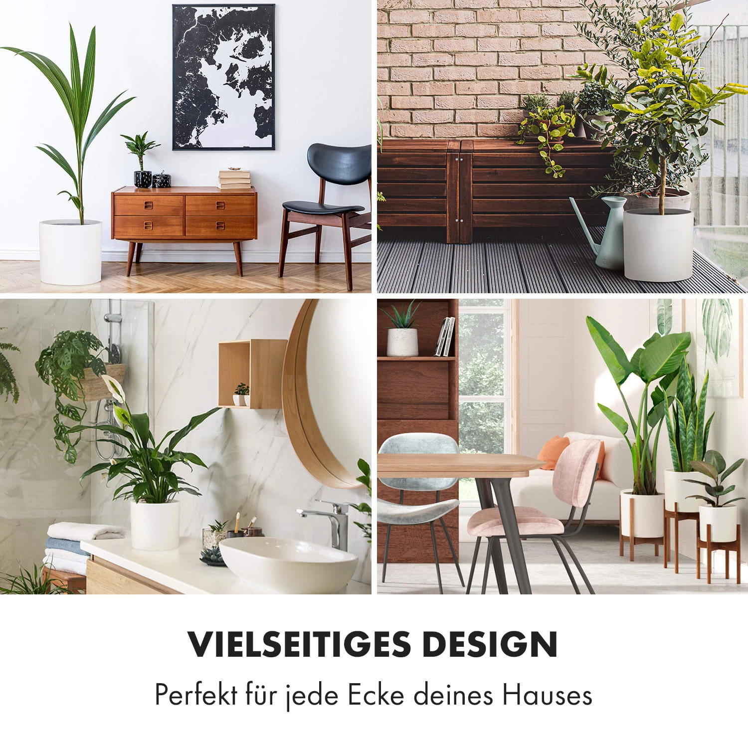 Gendt Pflanztopf Übertopf 3er-Set 3 Größen S/M/L Faserstein In/Outdoor 4 Gendt Pflanztopf Übertopf 3er-Set 3 Größen S/M/L Faserstein In/Outdoor – Bild 2