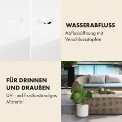 Pflanztopf Übertopf Faserstein In/Outdoor -Wundervoller Gartenladen 10038510 de 0004 usp