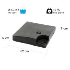 Limousin Sonnenschirmständer-Gewichte 140 Kg Leergewichte 4er-Set -Wundervoller Gartenladen 10038527 de 0007 logo