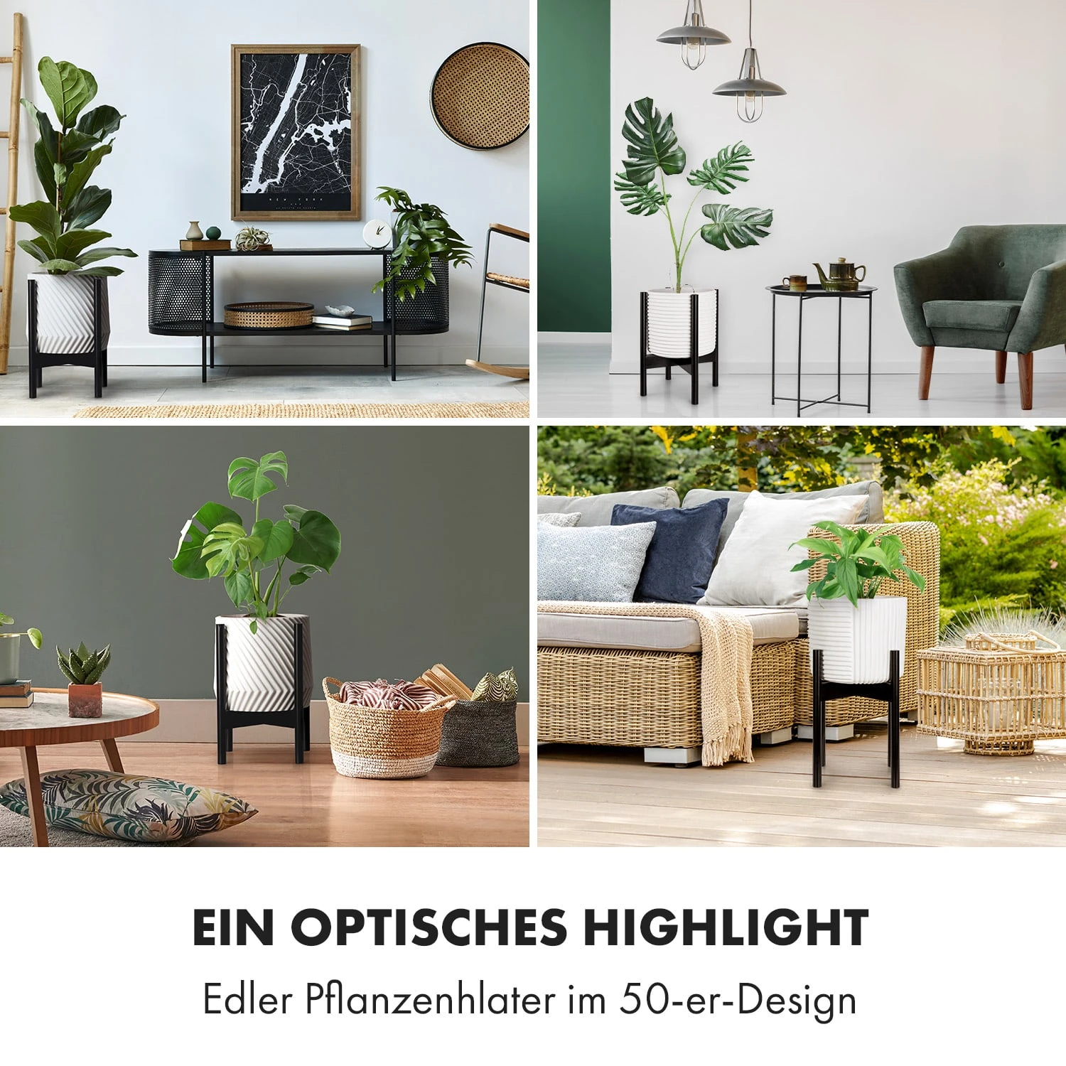 Deventer Pflanzenhalter Für Töpfe Von 20,3-30,5 Cm Ø 2 Höhen 4 Deventer Pflanzenhalter Für Töpfe Von 20,3-30,5 Cm Ø 2 Höhen – Bild 2