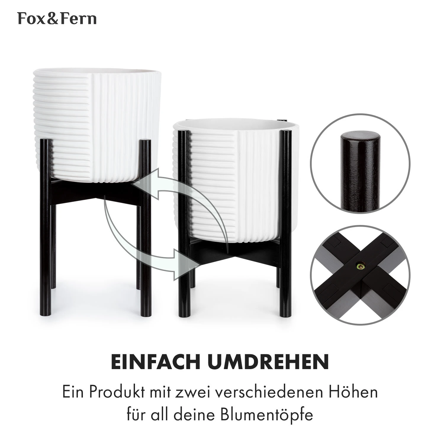 Deventer Pflanzenhalter Für Töpfe Von 20,3-30,5 Cm Ø 2 Höhen 7 Deventer Pflanzenhalter Für Töpfe Von 20,3-30,5 Cm Ø 2 Höhen – Bild 5