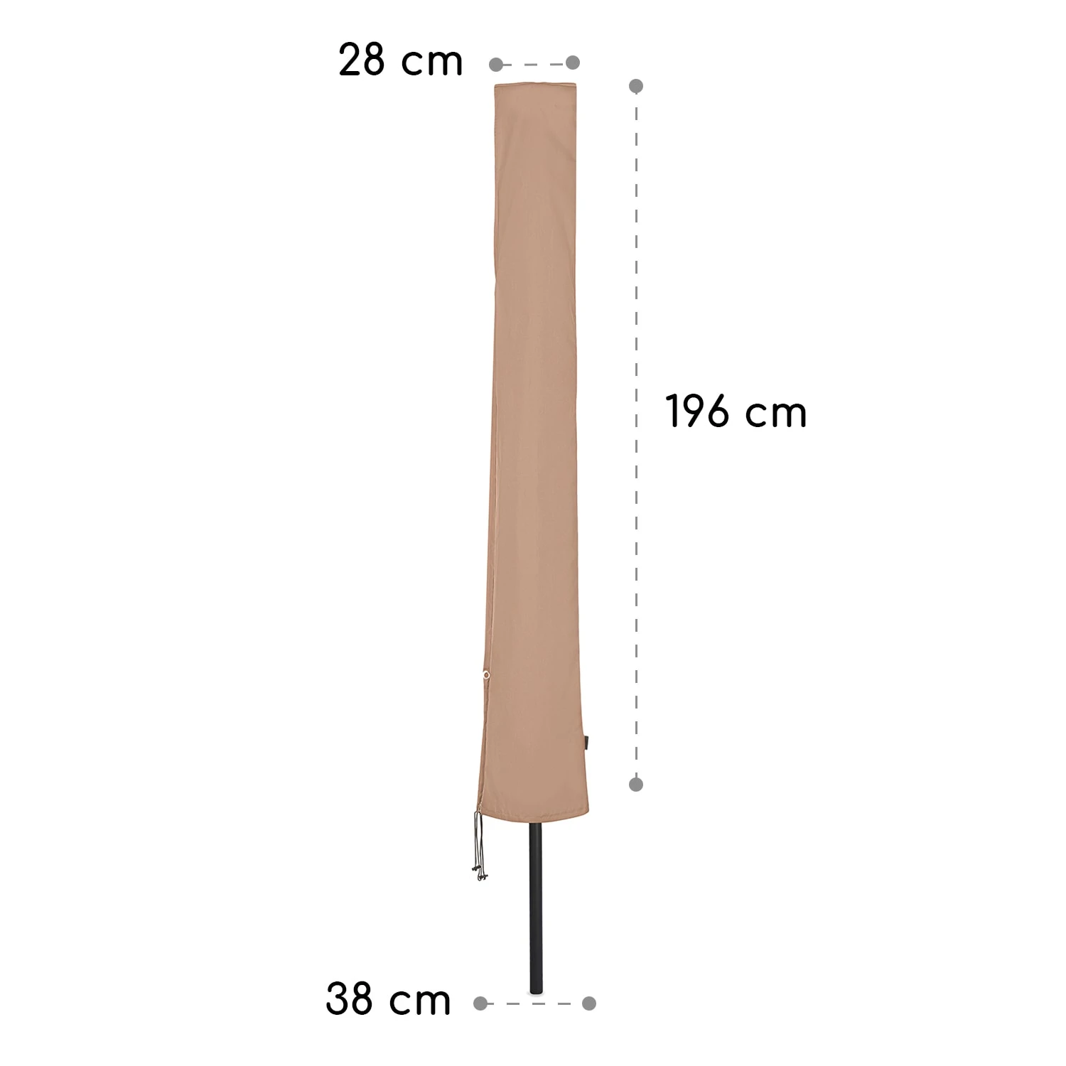 Shield Premium Schutzhülle Sonnenschirm Bis Ø 300 Cm UV-beständig 10 Shield Premium Schutzhülle Sonnenschirm Bis Ø 300 Cm UV-beständig – Bild 8